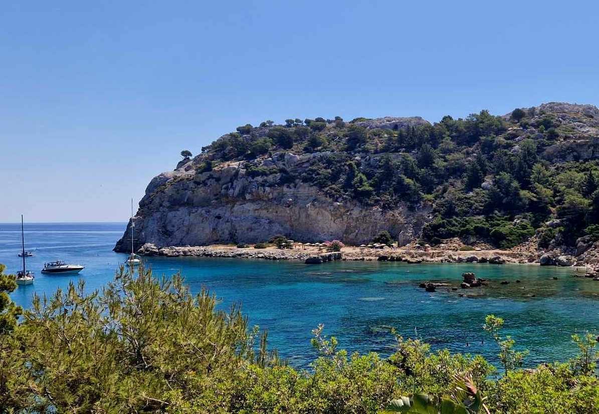 Zdjęcia: Zatoka A. Quinna/okolice Faliraki, Rodos, Urocza zatoka, GRECJA Zdjęcia: Zatoka A. Quinna/okolice Faliraki, Rodos, Urocza zatoka, GRECJA