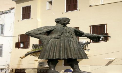 Zdjcie GRECJA / Peloponez / Nauplion / Pomnik bohatera