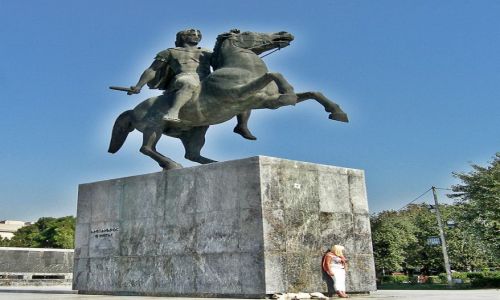 Zdjcie GRECJA / - / Saloniki / Aleksander Wielki