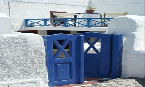 Zdjecie GRECJA / Santorini / Oia / Te drzwi