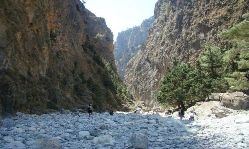 Zdjecie GRECJA / - / Kreta - Wwz Samaria / Korytem rzeki