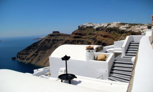 Zdjecie GRECJA / Santorini / Oi / Kaldera