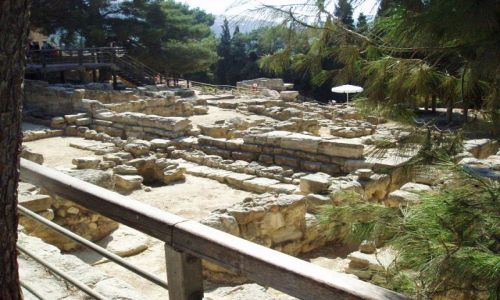 Zdjęcie GRECJA / Kreta / Knossos / Ruiny Palacu w Knossos