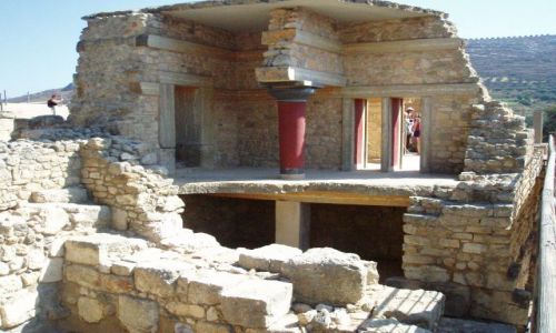 Zdjęcie GRECJA / Kreta / Knossos / Ruiny Palacu w Knossos
