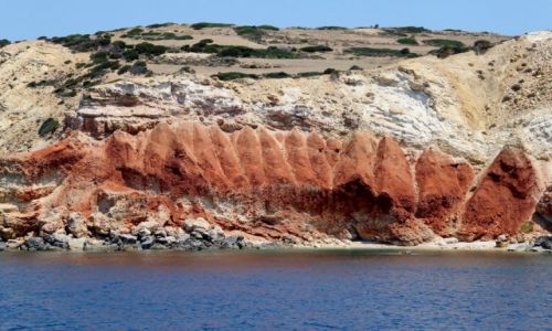 Zdjecie GRECJA / Cyklady / wybrzea Milos / Natura-niedocigniony artysta
