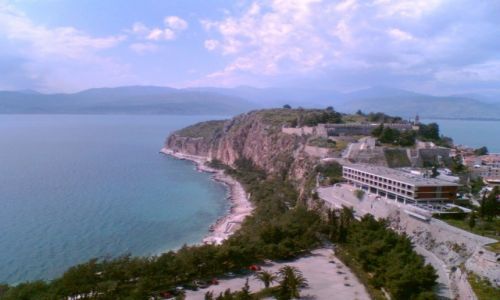 Zdjecie GRECJA / - / Nafplion / Widok z Zamku Palamidi