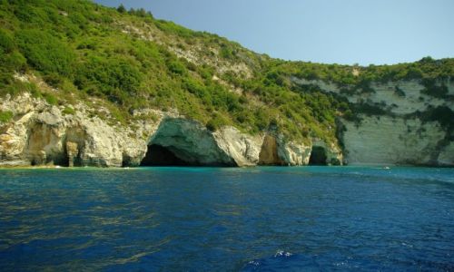 Zdjecie GRECJA / Morze Joskie / Paxos / Jaskinie na Paxos