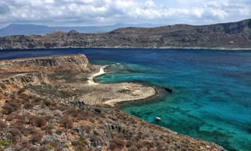 Zdjecie GRECJA / Kreta Zach. / Pwysep Gramvousa / Panorama wybrzea!