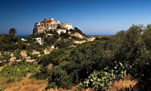 Zdjecie GRECJA / Kreta Zach. / Kreta Zach /  Klasztor Chrysoskalitissa,