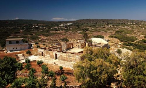 Zdjcie GRECJA / Kreta Zach. / Okolice Elafonisi / Widok z Klasztoru Chrysoskalitissa,