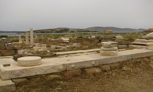 Zdjęcie GRECJA / Cyklady / Delos / sanktuarium Apolla