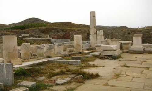 Zdjęcie GRECJA / Cyklady / Delos / sanktuarium Apolla