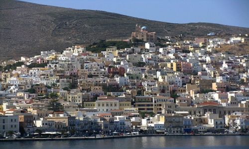 Zdjęcie GRECJA / Cyklady / port Tinos / wyspa Tinos