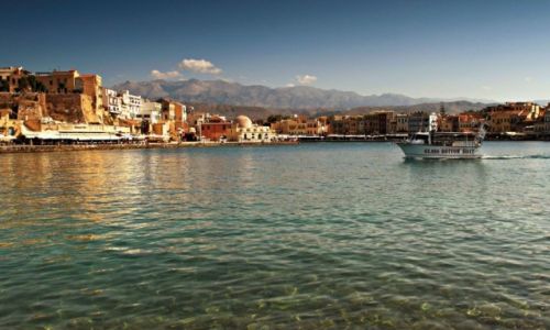 Zdjecie GRECJA / Kreta Zach.-zachodnim brzegu Krety. / Chania. / Wenecki port w Chanii.