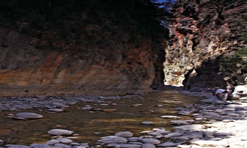 Zdjecie GRECJA / Kreta Zach. /  Pasmo Gór Białych, / Samaria. / Miejsce„Stalowych Wrot”-2