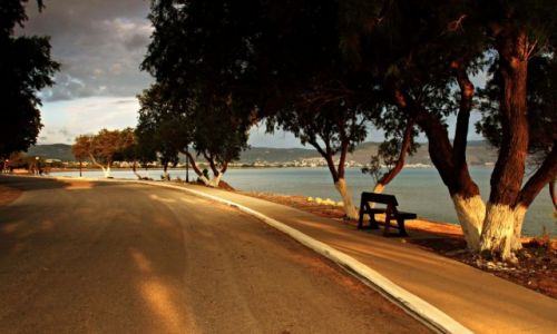 Zdjcie GRECJA / Kreta Zach. / Tavronitis. / Poranek nad morzem.