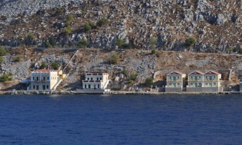 Zdjecie GRECJA / Rodos / Wyspa Symi / Domy