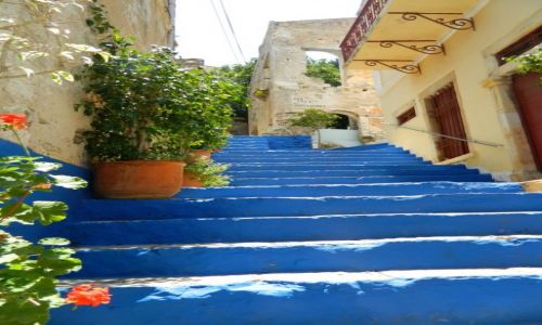 Zdjcie GRECJA / wyspa symi / symi / ot... schody :)