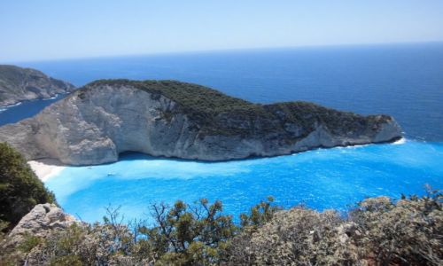 Zdjecie GRECJA / Zakynthos / Zatoka Wraku / Widok na Zatok Wraku