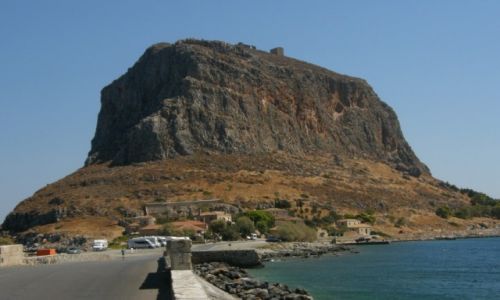 Zdjęcie GRECJA / - / Monemwazja / Skała Monemwazji