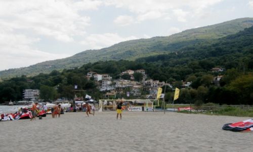 Zdjęcie GRECJA / Riwera Olimpijska / Stomio / Plaża z widokiem na Stomio