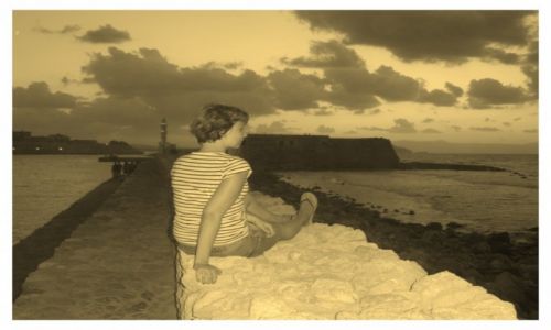 Zdjecie GRECJA / Kreta / Chania / Zaduma w Porcie