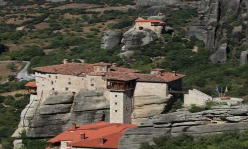 Zdjecie GRECJA / Tesalia / Meteory / Klasztor Rusanu, w. Barbary