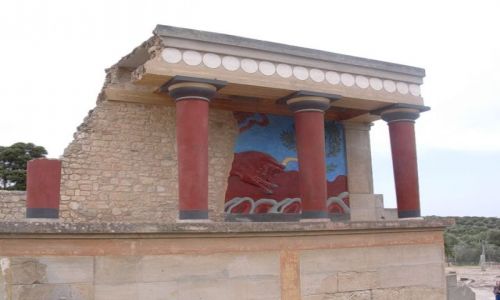 Zdjęcie GRECJA / Kreta / Knossos / byczek