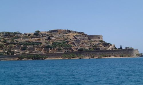 Zdjecie GRECJA / wyspy greckie / spinalonga / wyspa trendowatych