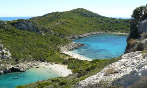 Zdjecie GRECJA / Korfu / Porto Timoni / dwie plae