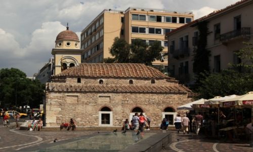Zdjcie GRECJA / Ateny / Plac Monastiraki / Koci Pantanassa