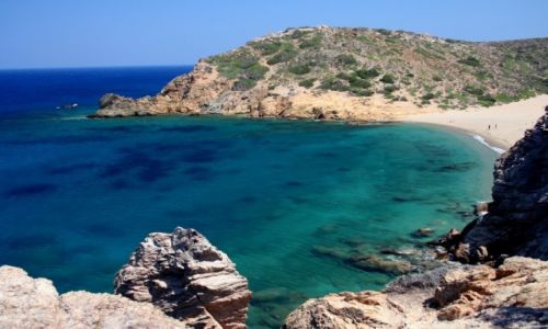 Zdjecie GRECJA / Kreta / Vai / Ukryta plaa