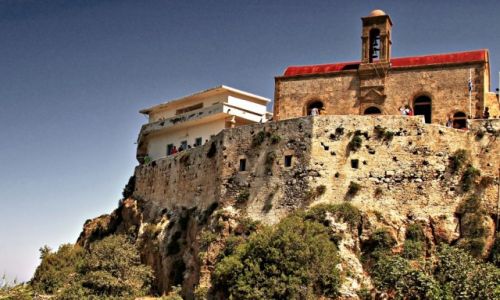 Zdjecie GRECJA / Kreta / 6 km na pnoc od play i wyspy Elafonisi / Klasztor Chrysoskalitissa