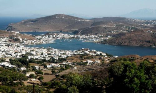 Zdjecie GRECJA / Dodekanez / wyspa Patmos / Widoczek