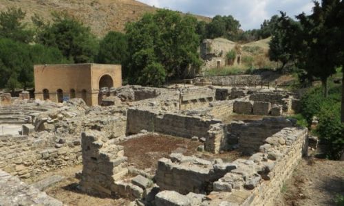 Zdjęcie GRECJA / Kreta / Gortyna / ruiny starożytnej Gortyny