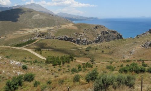 Zdjcie GRECJA / Kreta / okolice klasztoru Preveli / kreteskie pejzae