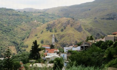 Zdjcie GRECJA / Kreta / Kreta Zachodnia / wioska Topolia