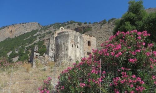 Zdjcie GRECJA / Kreta / Kreta Zachodnia / ruiny starej Agia Roumeli