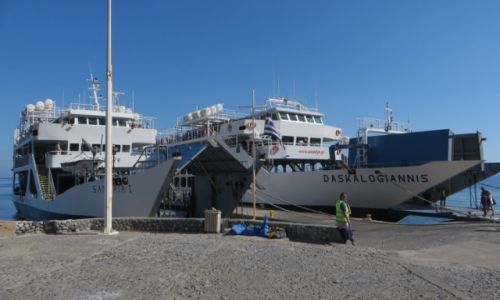 Zdjęcie GRECJA / Kreta / Agia Roumeli / port promowy