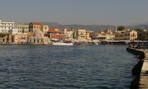 Zdjecie GRECJA / Kreta / Chania / port wenecki