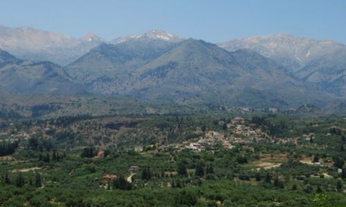 Zdjcie GRECJA / Kreta / trasa Chania - Retimno / widok na Lefka Ori