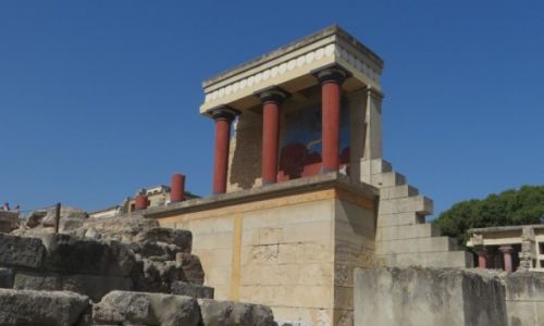 Zdjcie GRECJA / Kreta / Knosos / paac Minosa w Knosos