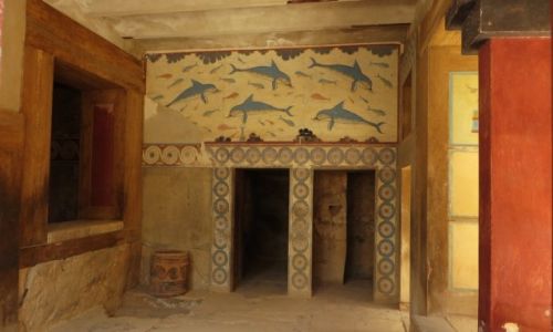 Zdjecie GRECJA / Kreta / Knosos / paac Minosa w Knosos