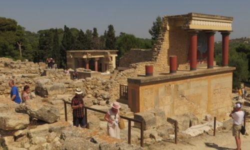 Zdjcie GRECJA / Kreta / Knosos / paac Minosa w Knosos