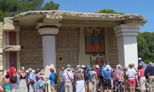 Zdjcie GRECJA / Kreta / Knosos / paac Minosa w Knosos
