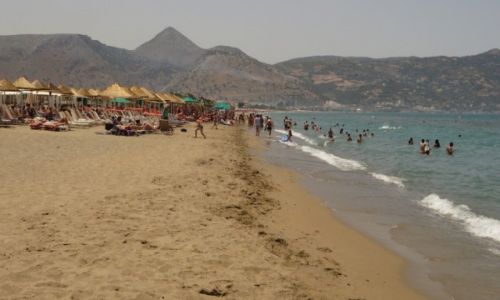 Zdjcie GRECJA / Kreta / okolice Heraklionu / plaa w Amoudara