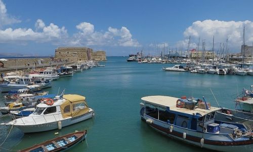 Zdjcie GRECJA / Kreta / Heraklion / port wenecki