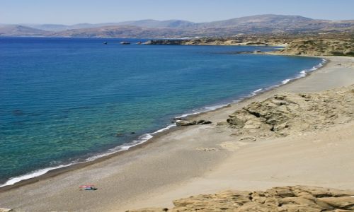 Zdjęcie GRECJA / Kreta / zatoka Agios Pavlos / Na różowo