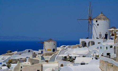 Zdjcie GRECJA / Santorini / Oia / Wiatraki