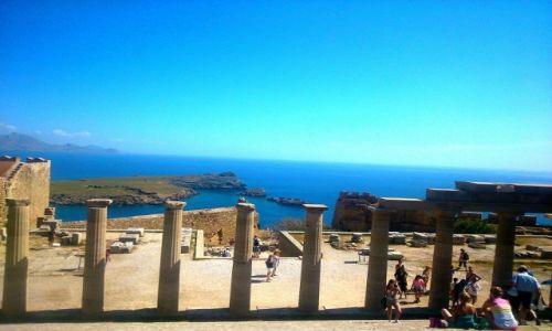 Zdjcie GRECJA / Rodos / Lindos / Na Akropolu